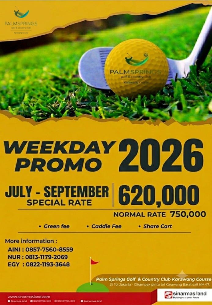 Weekdays Promo from Tuesday - Friday