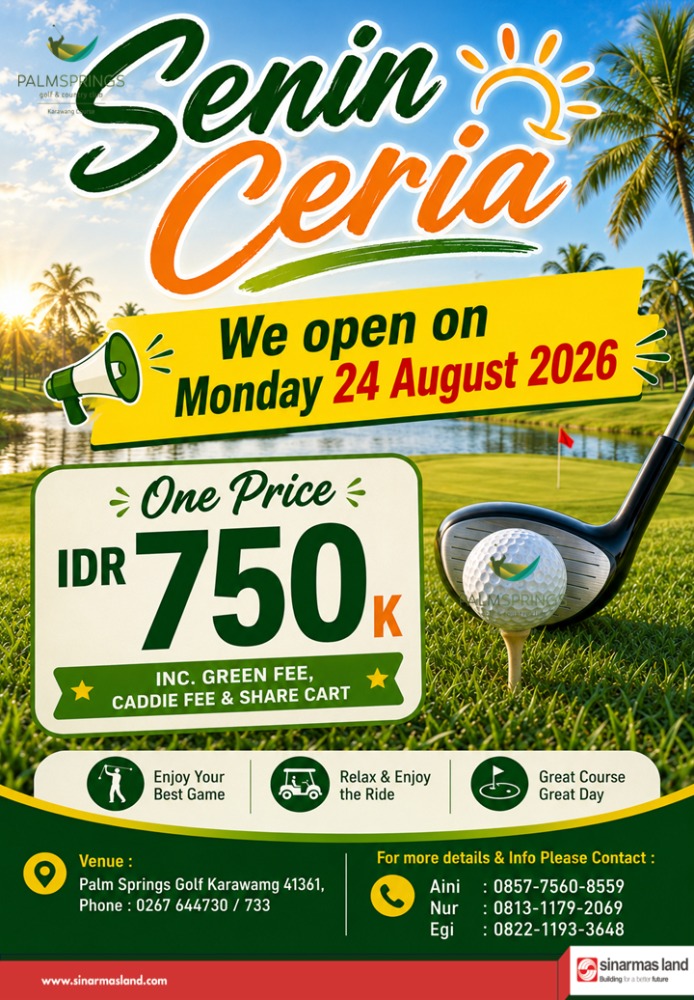 Senin Ceria on 24 Auguts 2026