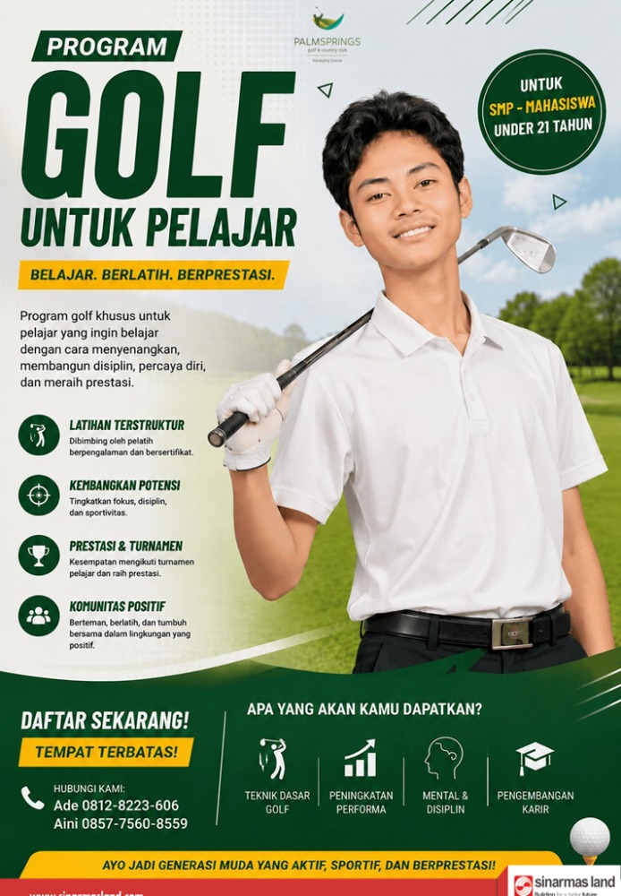 Golf training programme for students